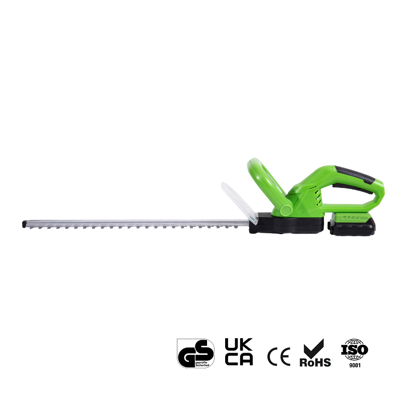 HT2301 Çift Etkili Çelik Bıçaklar 20V Pil Gücü Akülü Çit Budama Makineleri